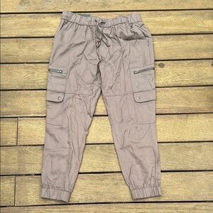 Banana Republic Tencel Branded Lyocell Cargo Joggers Petite Small NWT